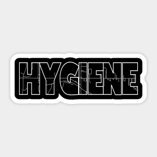 Hygiene Street Map Sticker